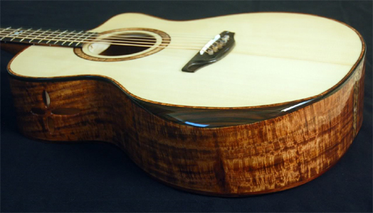 Koa Acoustic Guitar by Steve Saville