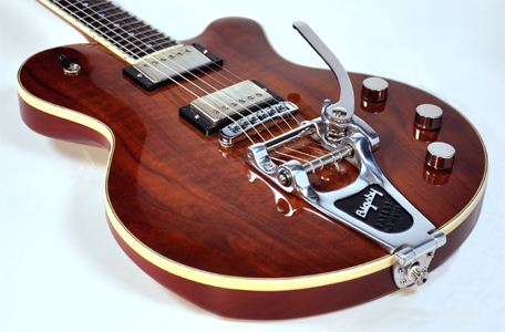 Bastogne Walnut Guitar by John Widman USA  www.widmancustomelectrics.com