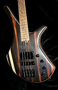 Macassar Ebony "Gallus" Bass Guitar by AC Guitars, UK