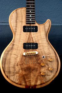 Figured Myrtlewood Guitar by Kratzer Bass & Guitars, USA Email