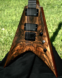 Franquette Walnut guitar by Erdem Koca Guitars www.erdemkoca.com USA