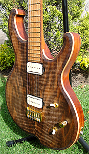 Bastogne Walnut Guitar with Birds Eye Maple fingerboard by Roberto Villegas ( betou21@hotmail.com  )  Mexico