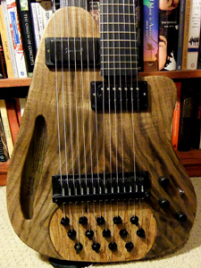 Custom Theorbo by Aaron Grad