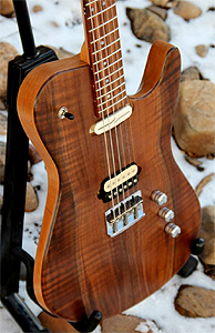 Walnut top Guitar by Born Guitars, USA http://bornguitars.com/