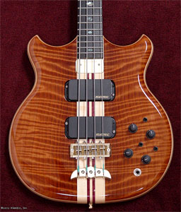 Curly Redwood Bass by Alembic  USA www.alembic.com