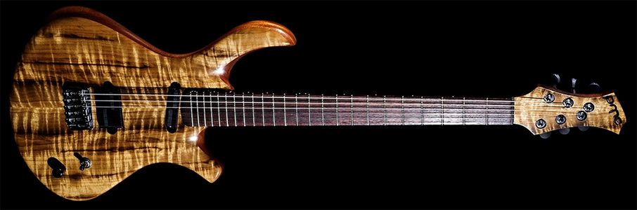 Myrtlewood “BlastFly” Guitar by PMC Guitars http://www.pmcguitars.com/en/creation/guitares-electriques/109.html?task=view  France