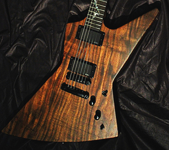 Bastogne Walnut Explorer by T.T. Guitars, Czech Republic  https://www.facebook.com/TTGuitars