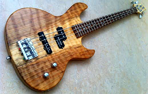 Redwood Top Bass by Marcel Besselink  embeeguitars.nl  Netherlands