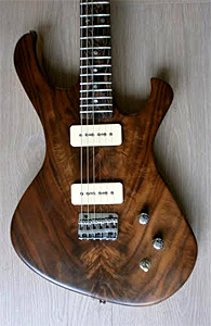 Claro Walnut top guitar by Marcel Besselink  embeeguitars.nl  Netherlands