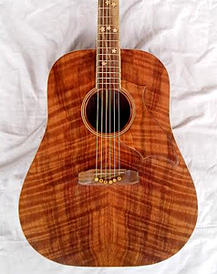 Curly Redwood Top with Walnut B&S by Brian Burgess kentuckyguitars@gmail.com USA